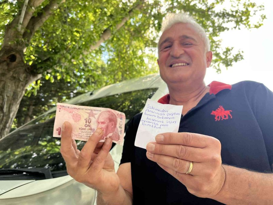 2 Bin 300 Liralık Masrafına Karşı 10 Tl Bırakılan Sürücü Şaşkınlığını Anlattı