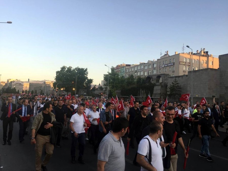 Kayseri’de 15 Temmuz Coşkusu