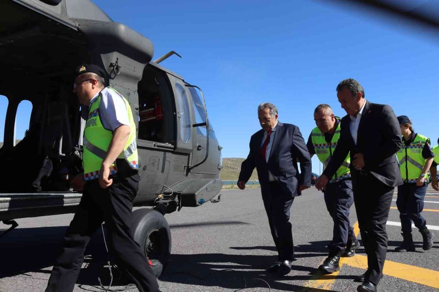 Helikopterli Trafik Denetimde 539 Araç Kontrol Edildi