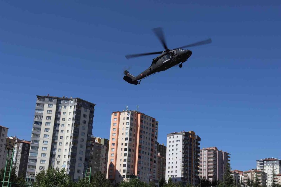 Helikopterli Trafik Denetimde 539 Araç Kontrol Edildi