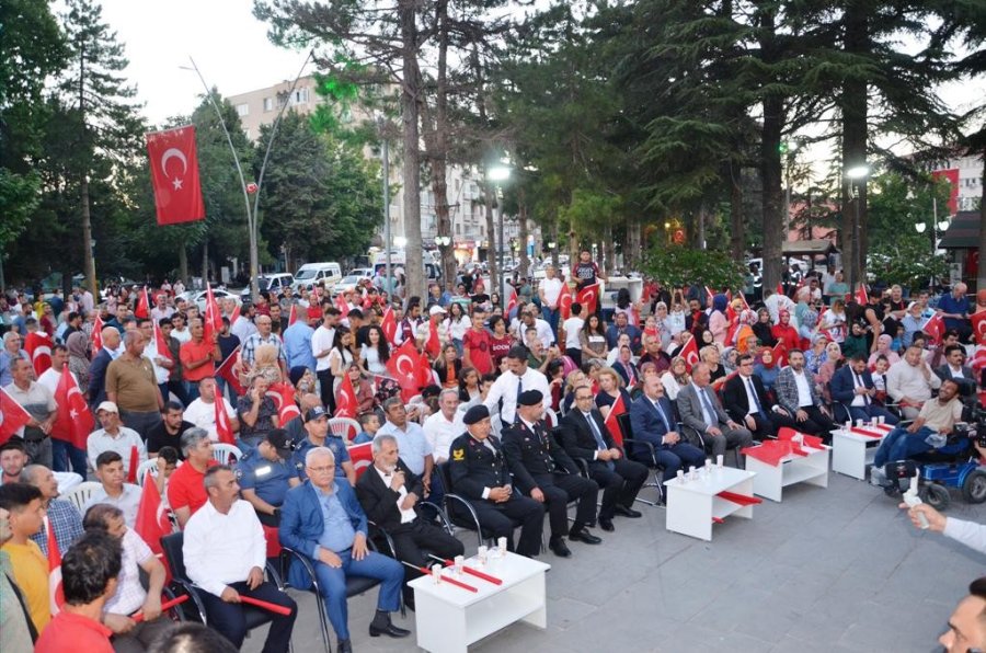 15 Temmuz Demokrasi Ve Milli Birlik Günü Ereğli’de Coşkuyla Kutlandı