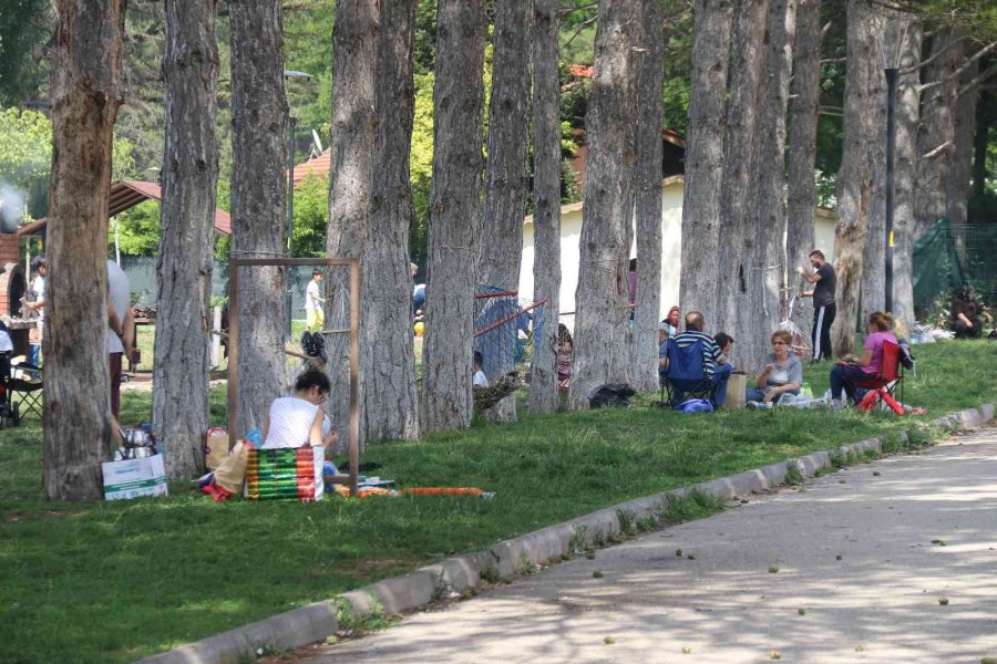 Tatilin Son Gününü Piknik Yaparak Değerlendirdiler