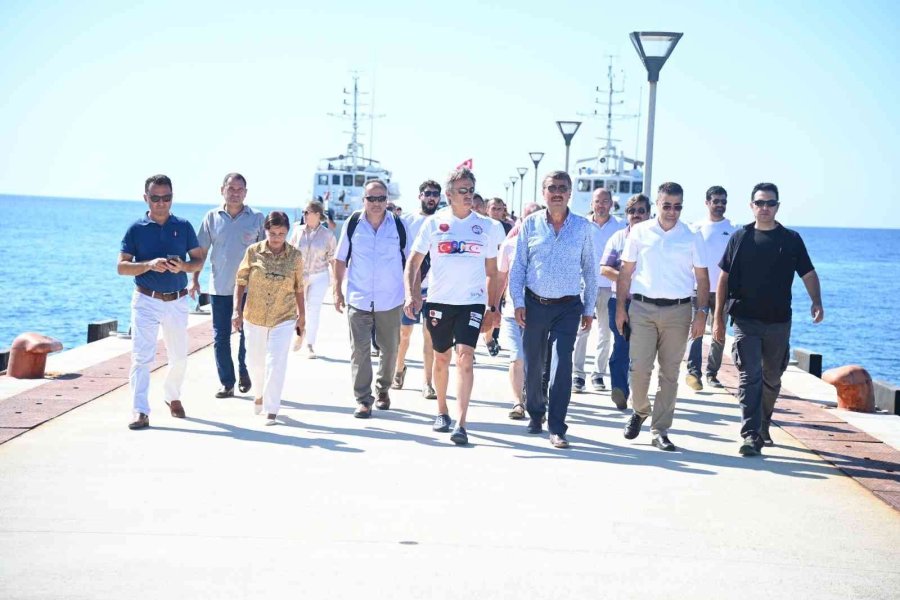 ’bayrağımız Kulaçlarla Kıbrıs’a Etkinliği Anamur’dan Start Aldı