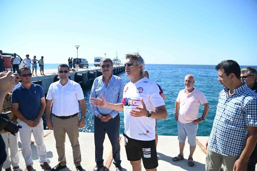 ’bayrağımız Kulaçlarla Kıbrıs’a Etkinliği Anamur’dan Start Aldı