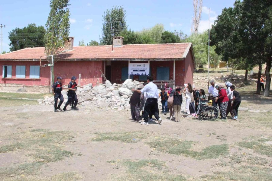 Karaman’da Düzenlenen Yerel Saha Tatbikatı Gerçeğini Aratmadı