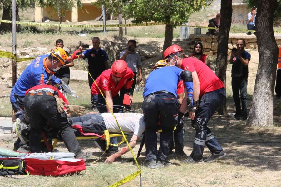 Karaman’da Düzenlenen Yerel Saha Tatbikatı Gerçeğini Aratmadı