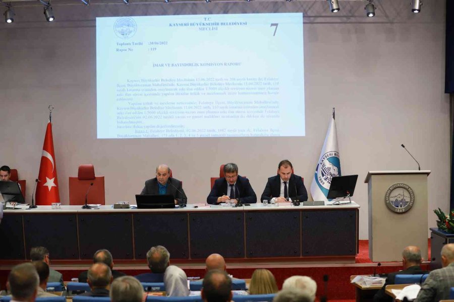 Büyükşehir Belediye Meclisi Toplandı