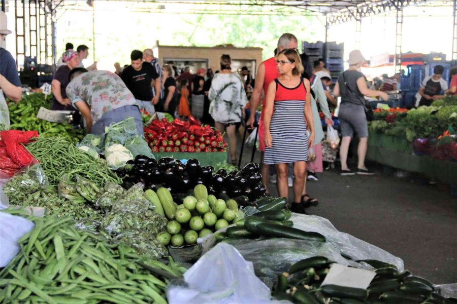 Antalya’da Dört Gözle Beklenen Yayla Domatesi Pazarla Buluştu