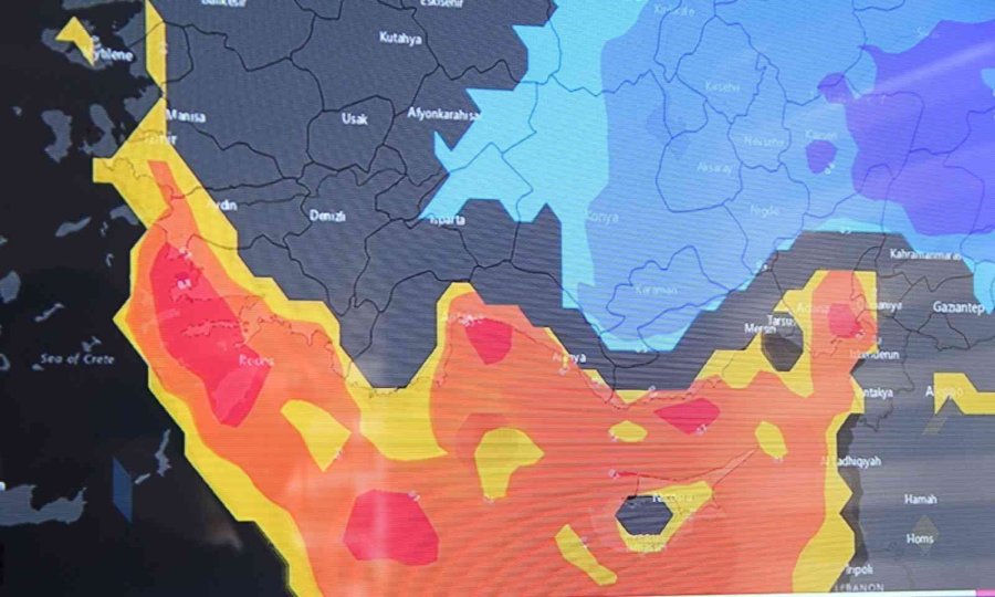 Meteorolojiden Antalya İçin Kritik Sıcaklık Ve Yangın Uyarısı