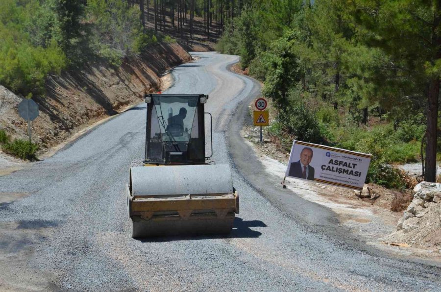 Alanya Yalçı Ve Gümüşkavak Yolları Asfaltlandı