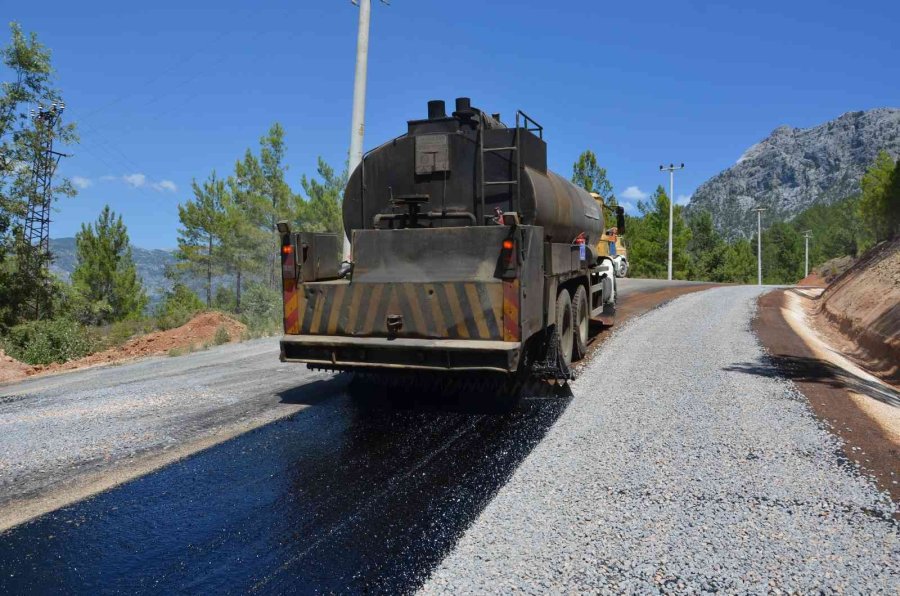 Alanya Yalçı Ve Gümüşkavak Yolları Asfaltlandı