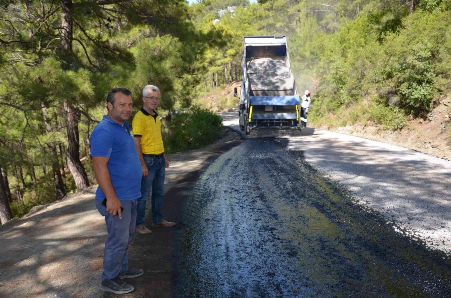 Alanya Yalçı Ve Gümüşkavak Yolları Asfaltlandı