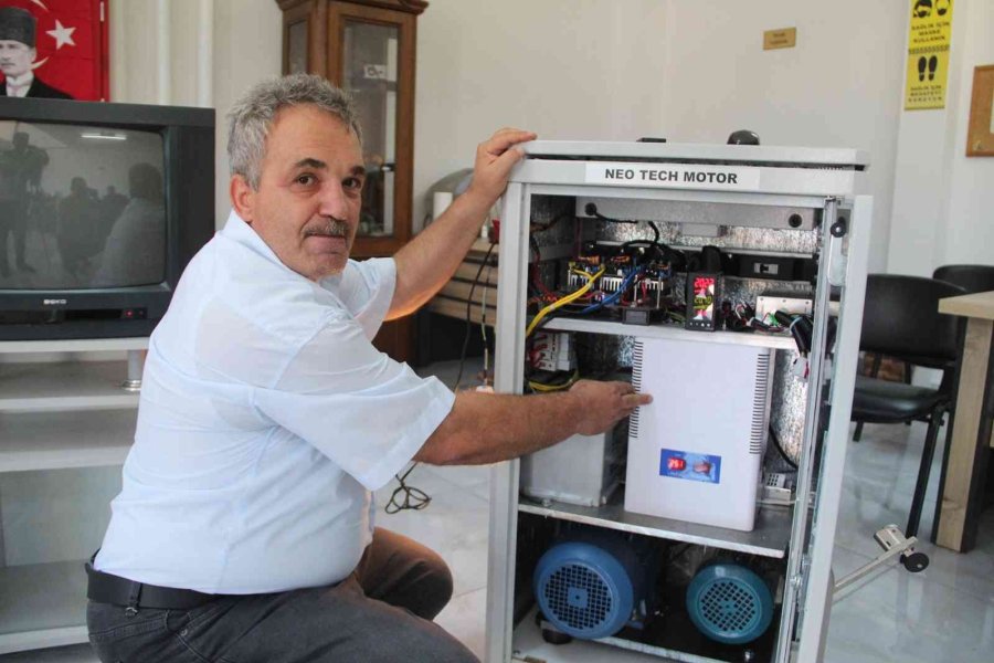 Antalya’da Bir Girişimci Yakıtsız Çalışan Jeneratör Üretti