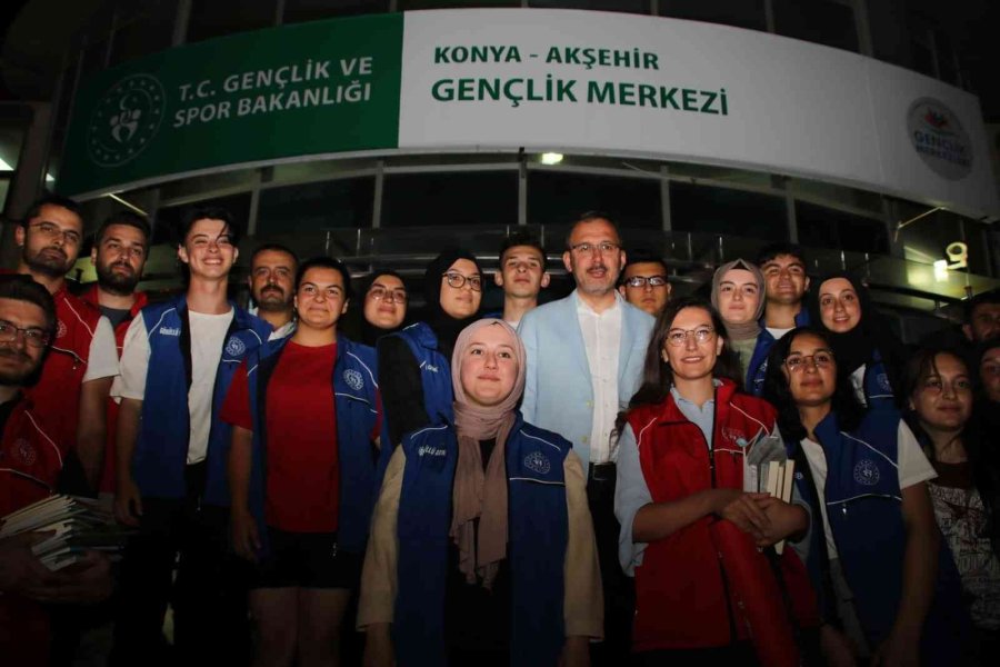 Bakan Kasapoğlu Akşehir’de İncelemelerde Bulundu