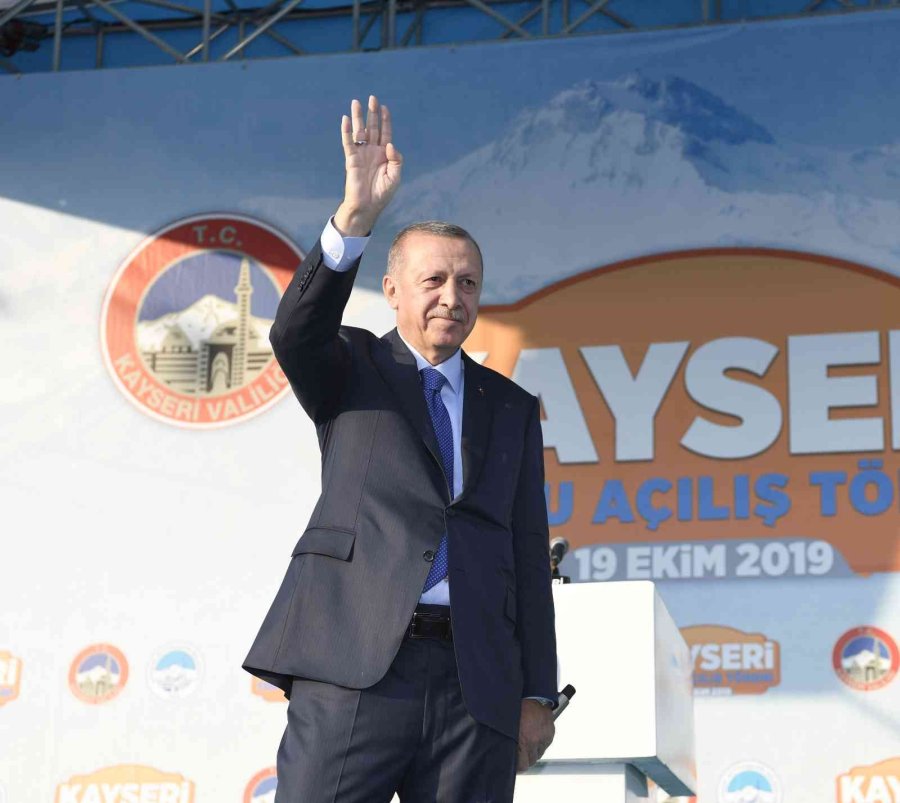 Kayseri’de Cumhurbaşkanı Erdoğan Heyecanı