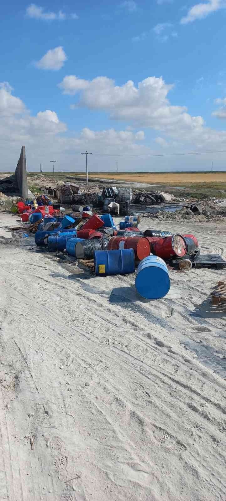 Konya’da Kimyasal Atıkları Temizleme Çalışmaları Tamamlandı