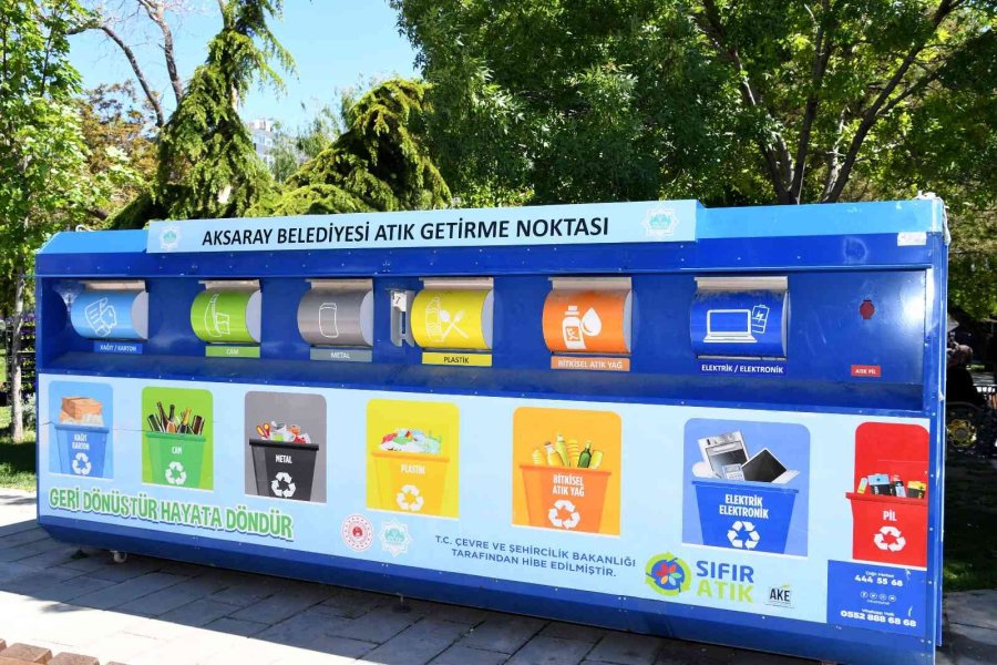 Aksaray’da Sıfır Atık Projesi İle Atıklar Ekonomiye Kazandırılıyor