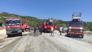 Tarladan Makilik Alana Sıçrayan Yangın Ormana Ulaşmadan Söndürüldü