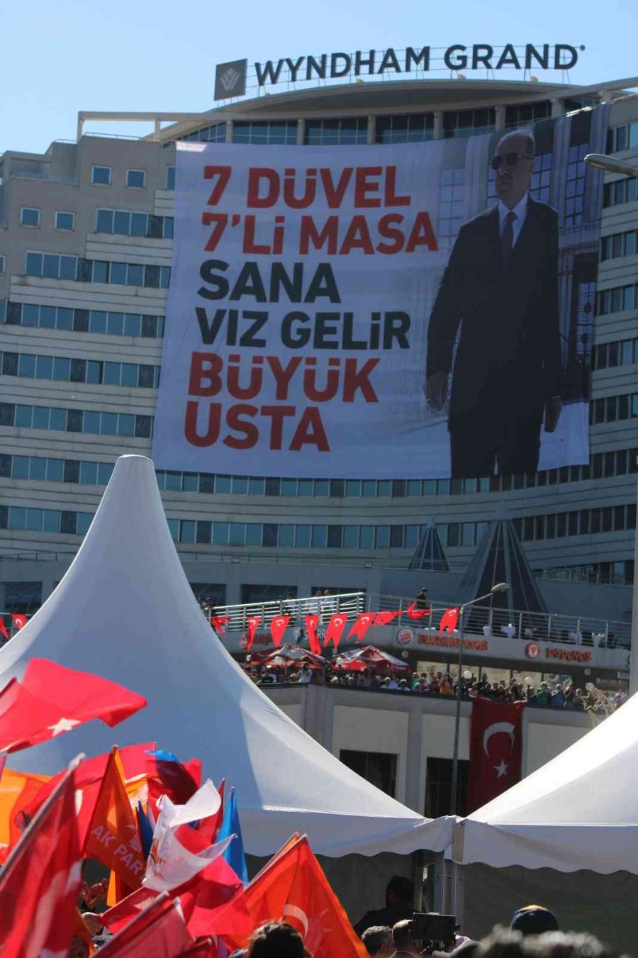 Kayseri’den Cumhurbaşkanı Erdoğan’a Anlamlı Pankart