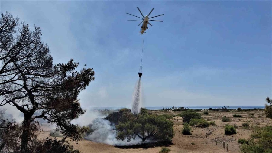 Antalya’da Çamlık Alandaki Yangın Kontrol Altına Alındı