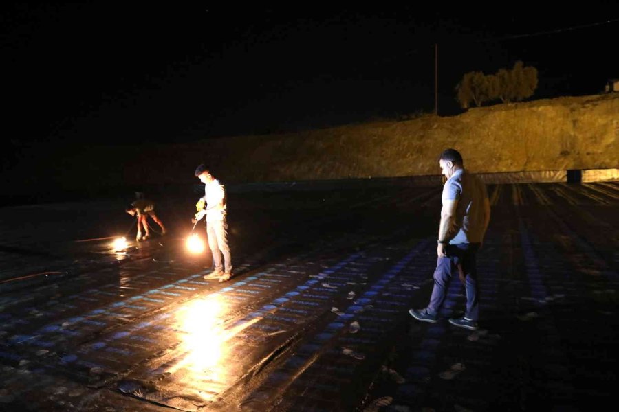 Mahmutlar Kültür Merkezi’nde Çalışmalar Gece Gündüz Sürüyor