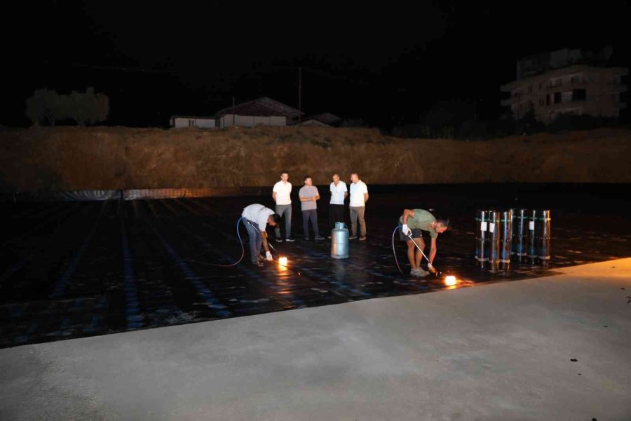 Mahmutlar Kültür Merkezi’nde Çalışmalar Gece Gündüz Sürüyor