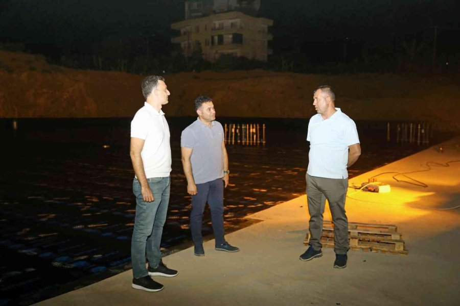 Mahmutlar Kültür Merkezi’nde Çalışmalar Gece Gündüz Sürüyor