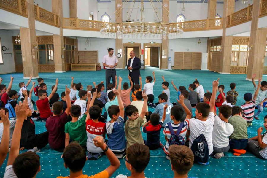 Başkan Kavuş’tan Yaz Kur’an Kursu Öğrencilerini Serinleten Sürpriz