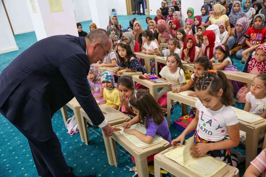 Başkan Kavuş’tan Yaz Kur’an Kursu Öğrencilerini Serinleten Sürpriz