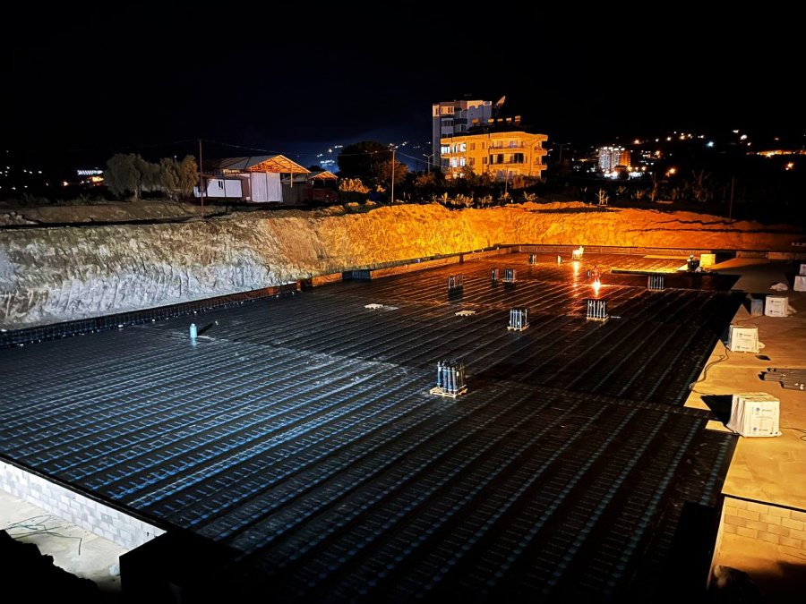 Mahmutlar Kültür Merkezi’nde Çalışmalar Gece Gündüz Sürüyor