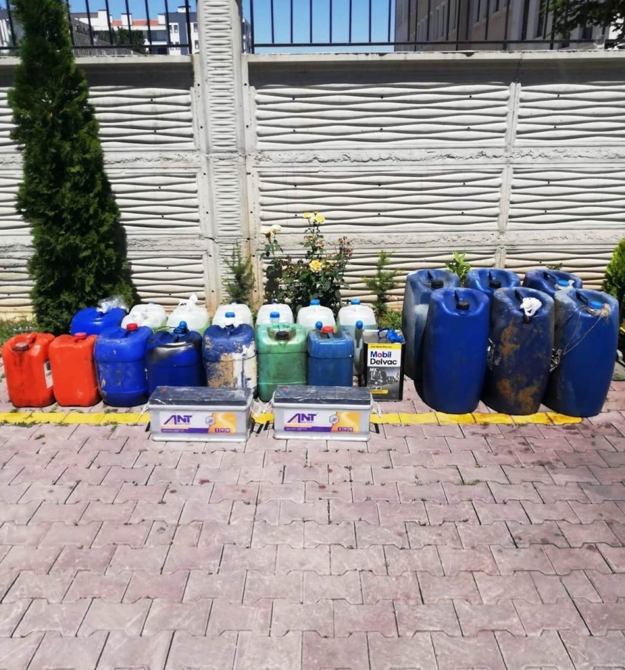 Konya’da 2 Bin Litre Akaryakıt Çalan Hırsızlar Yakalandı