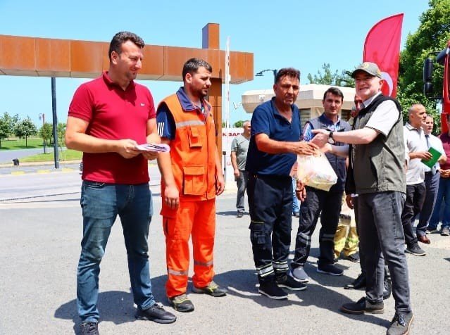 Kumluca Yangın Ekibine Karadeniz Desteği