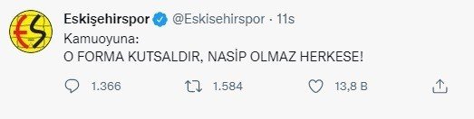 Eskişehirspor’dan Abdullah Avcı’ya ‘eskişehirspor’da Oynamıyorsun Ki’ Tepkisi