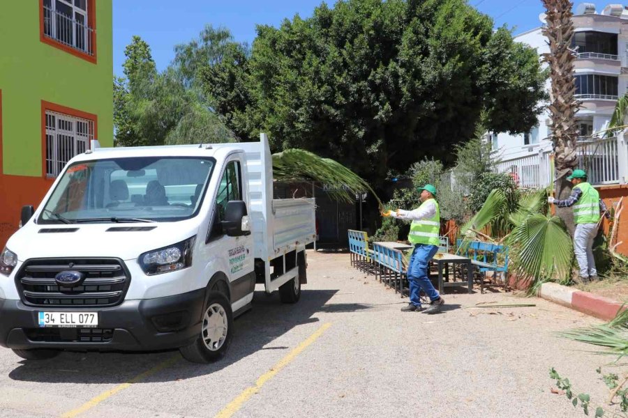 Toroslar’da Okulların Çevre Düzenlemesi Yapılıyor