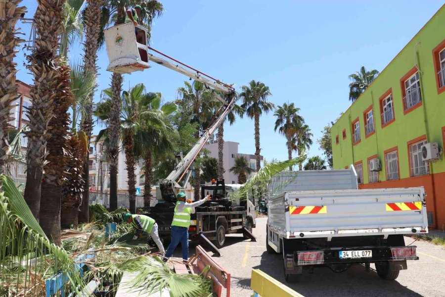 Toroslar’da Okulların Çevre Düzenlemesi Yapılıyor