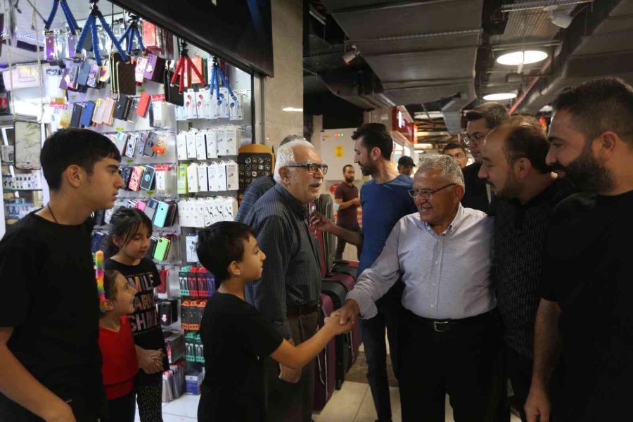 Başkan Büyükkılıç Yeraltı Çarşısı’nı İnceledi