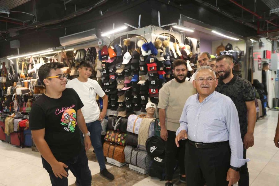 Başkan Büyükkılıç Yeraltı Çarşısı’nı İnceledi