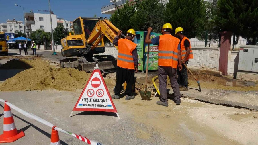Erdemli’de İlk Kez Doğalgaz Altyapı Çalışması Başladı