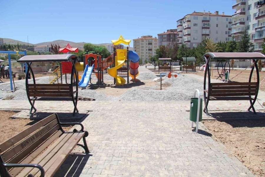 Bünyan’da Yapımı Planlanan Çok Amaçlı Park Yapım Çalışmaları Sona Geldi