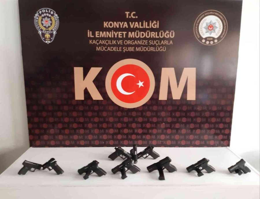 Konya’da Silah Kaçakçıları Polisten Kurtulamadı