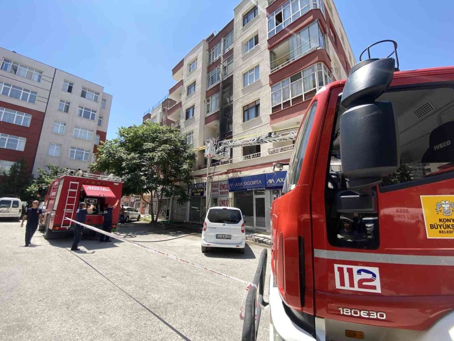 Konya’da Ev Yangını