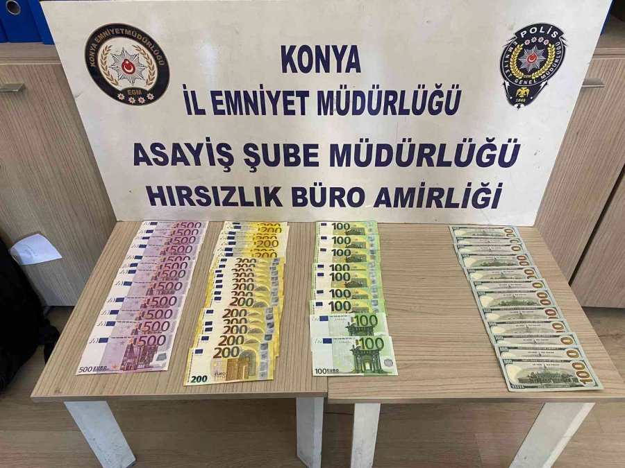 Konya’dan 100 Bin Liralık Döviz Çalan Şahıslar Tutuklandı