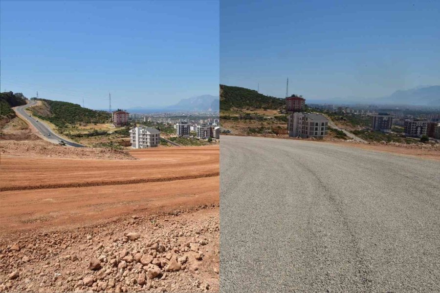 Antalya Şehir Hastanesi’ne Ulaşımı Sağlayacak Sathi Asfalt Çalışmalarını Tamamlandı
