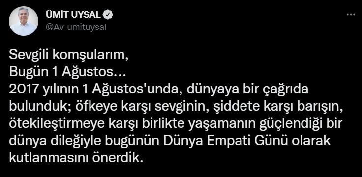 Belediye Başkanı Uysal, Sosyal Medyadan Cep Telefonunu Paylaştı