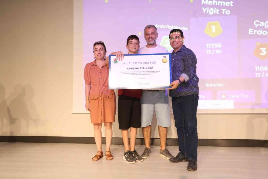 Aileler Ve Çocuklar Kepez’de Bilimle Tanıştı