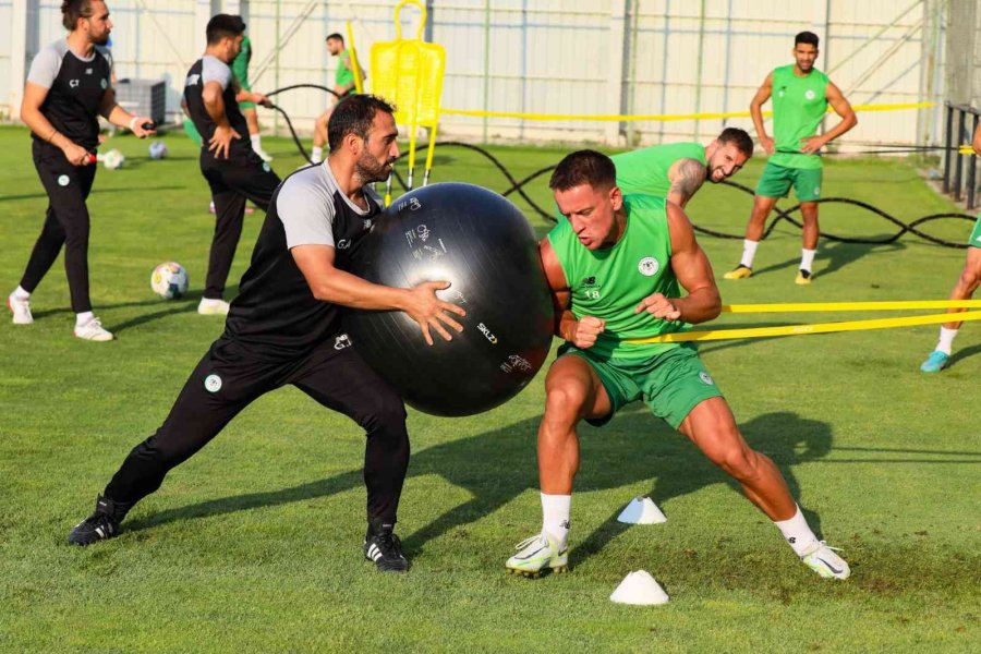 Konyaspor, Vaduz Maçı Hazırlıklarına Devam Ediyor