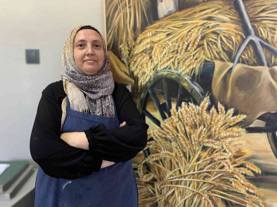 Anadolu’nun Simge Yiyeceği Başağı Tuvale Dokudu