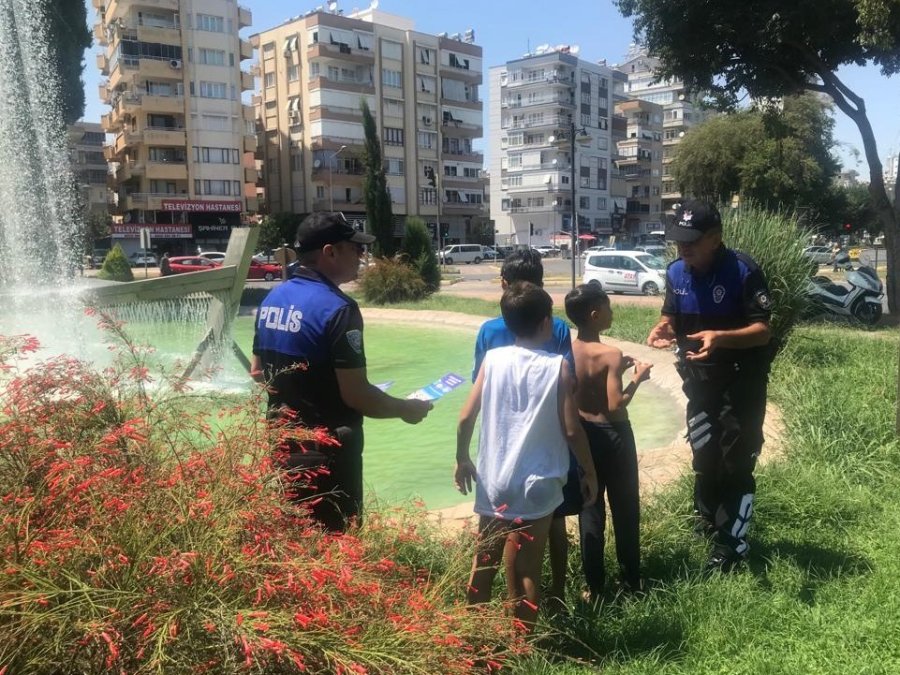 Antalya Polisinden, Sahilde Boğulma Ve Güvenlik Bilgilendirmesi