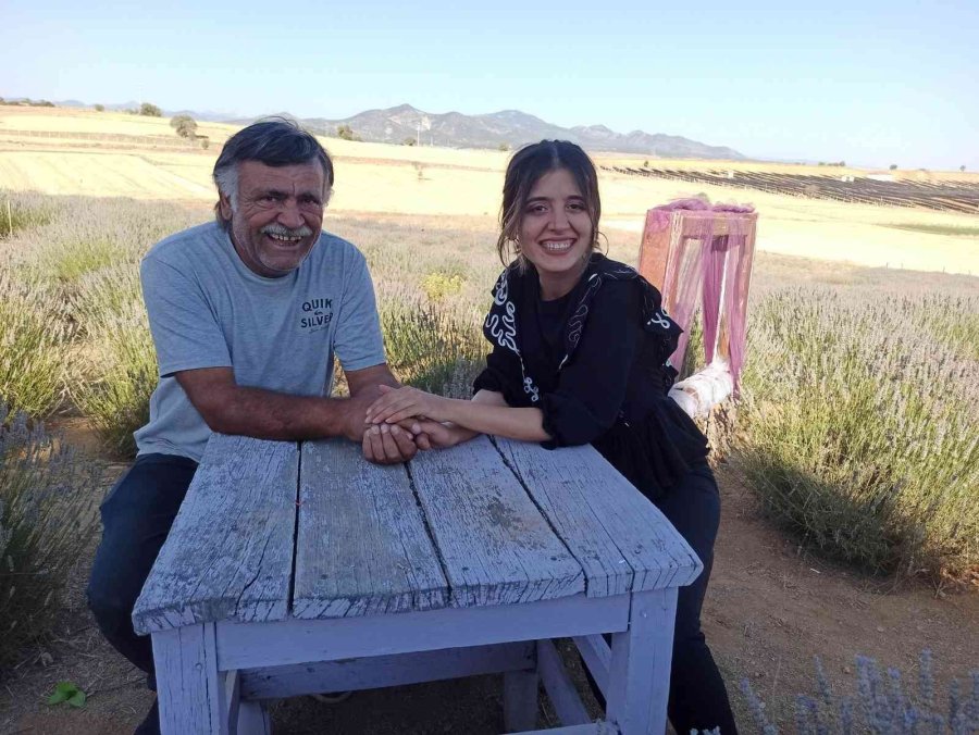 Hayata Tutunan Kızının Lavanta Bahçesi Hayalini Gerçeğe Dönüştürdü