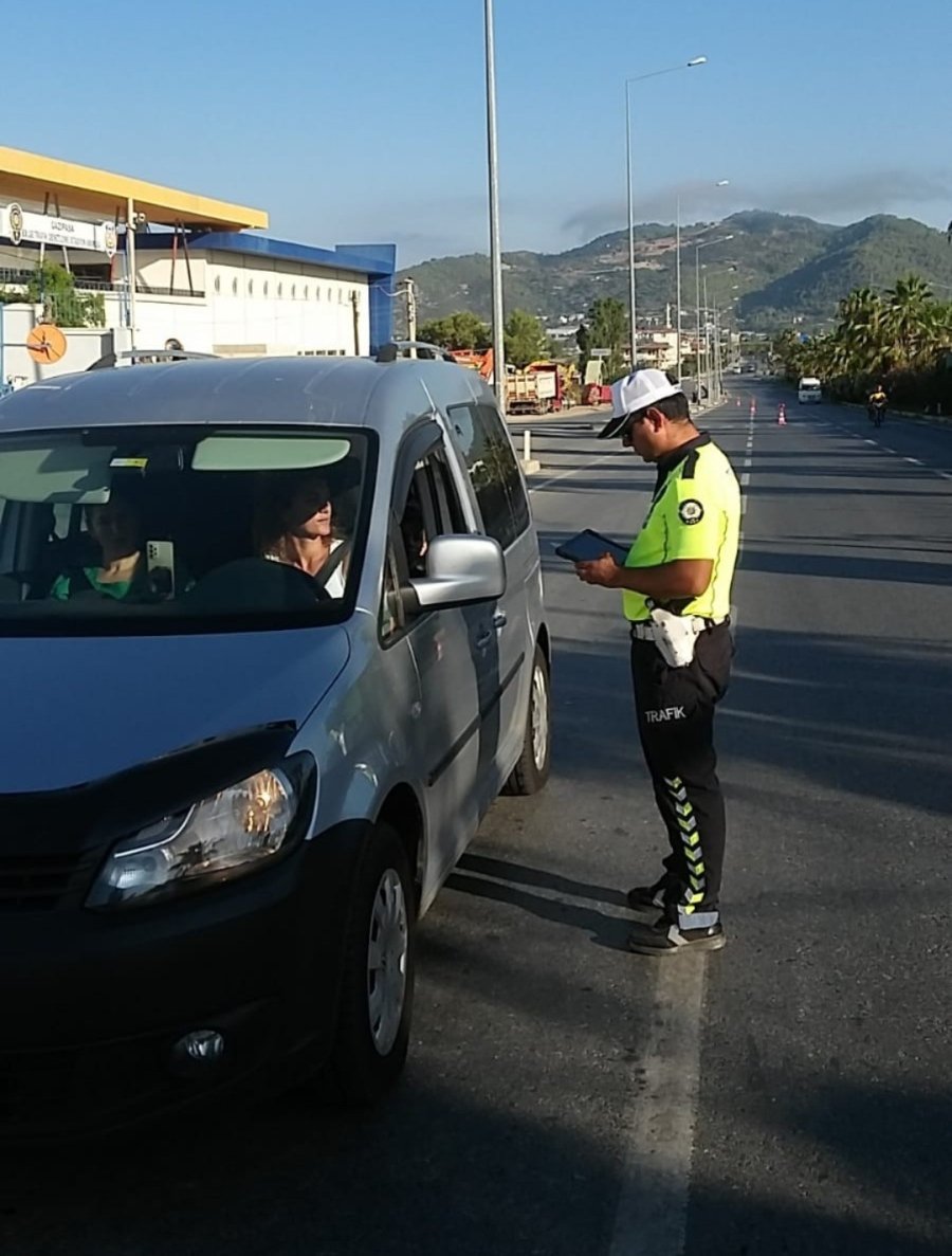 Antalya’da Helikopter Ve Dron Destekli Trafik Denetimi